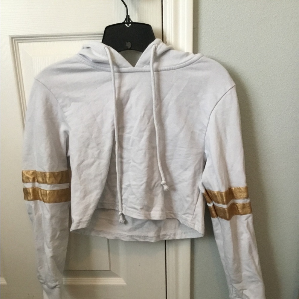 Crop top sweat shirt
